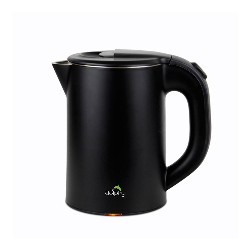 Dolphy Stainless Steel Electric Kettle 0.8L Black
