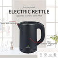 Dolphy Stainless Steel Electric Kettle 0.8L Black