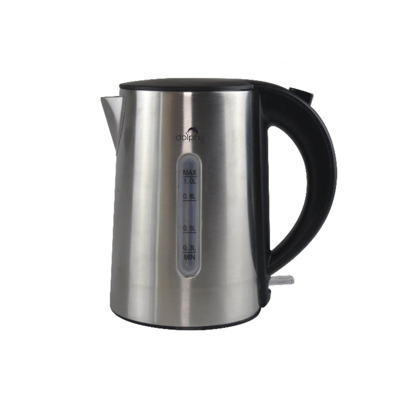 Dolphy Stainless Steel Kettle 1.0L Brushed Silver Electric