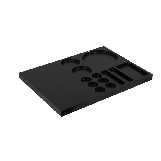 Beech Wood Kettle Tray - Black