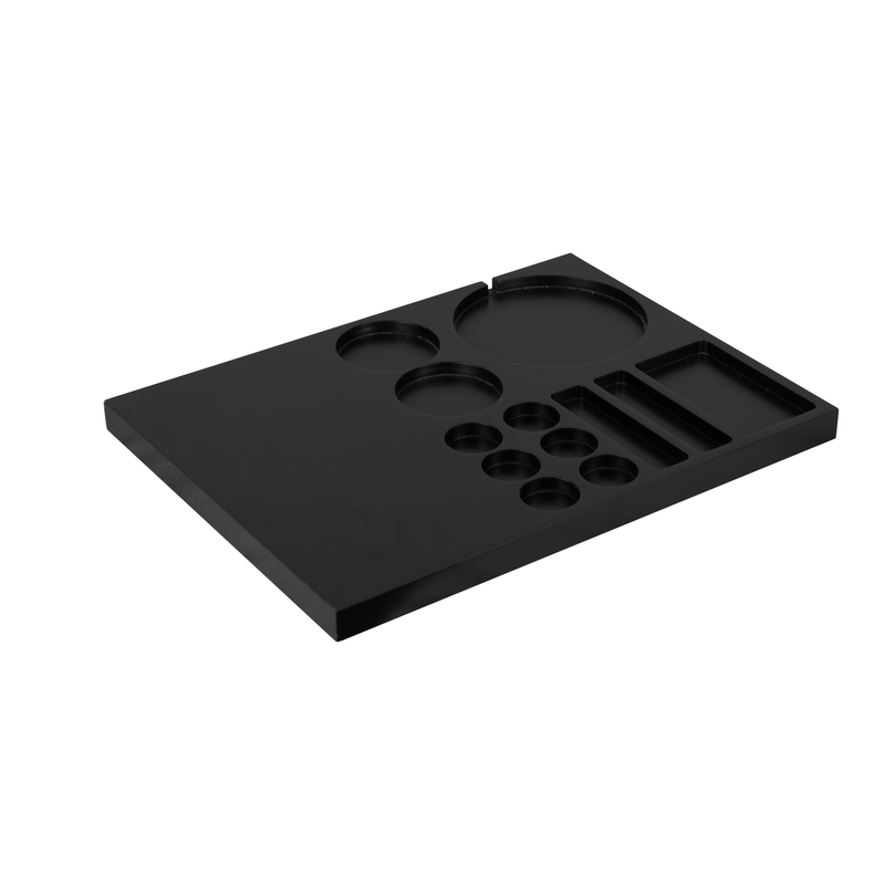 Dolphy Beech Wood Kettle Tray Black