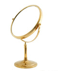Dolphy Tabletop Magnifying Mirror 5X 1X Dual Lens Royal Gold