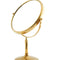 Dolphy Tabletop Magnifying Mirror 5X 1X Dual Lens Royal Gold