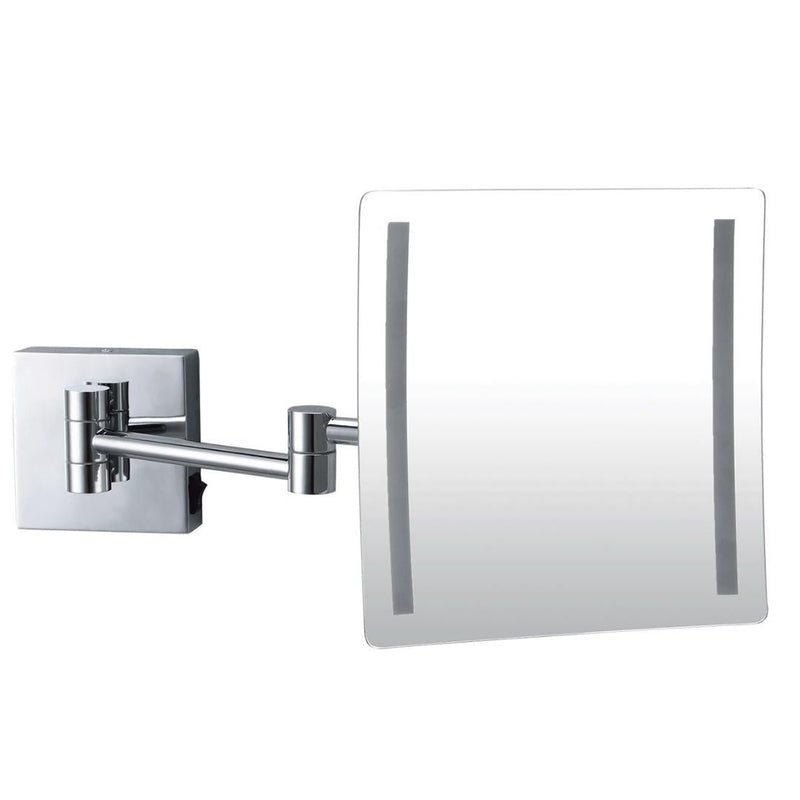 Dolphy LED Magnifying Mirror Wall Mount 3X Silver 80cm