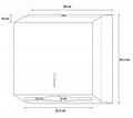 Dolphy SS Slimline Paper Towel Dispenser Wall Mount