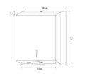 Dolphy Stainless Steel Slimline Paper Towel Dispenser Wall