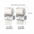 Dolphy Touchless Paper Towel Dispenser Black Automatic Wall Mount