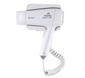 Dolphy Plaza 1800W Wall Mount Hair Dryer White