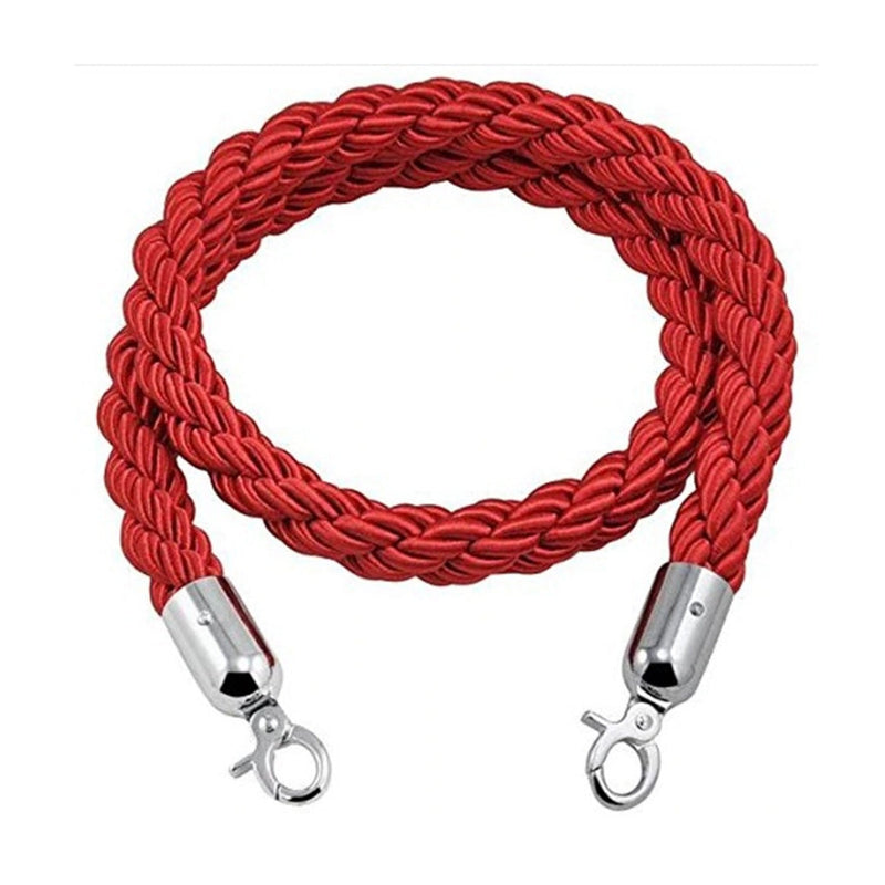 Dolphy Nylon Twisted Rope Queue Barrier Red