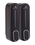 Dolphy Dual Soap Shampoo Dispenser 300ml Black