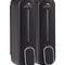 Dolphy Dual Soap Shampoo Dispenser 300ml Black