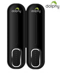 Dolphy Dual Soap Shampoo Dispenser 300ml Black