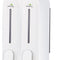 Dolphy Dual Soap Shampoo Dispenser 300ml White