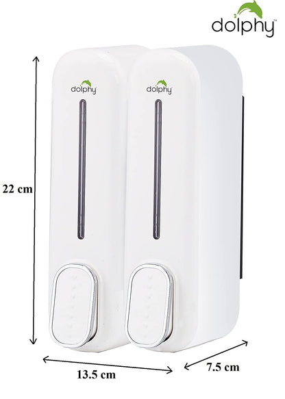 CLASSIC Dual Soap/Shampoo Dispenser 300ml -White