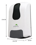 Dolphy Manual Soap Sanitiser Dispenser 1000ml White