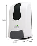 Dolphy Manual Soap Sanitiser Dispenser 1L White Spray
