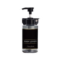 Dolphy Liquid Soap Dispenser 300ml Black Transparent Pump Bottle