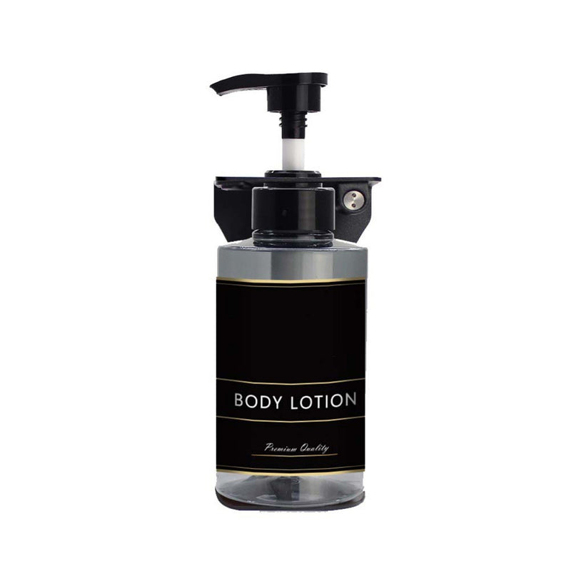 Dolphy Liquid Soap Dispenser 300ml Black Transparent Pump Bottle