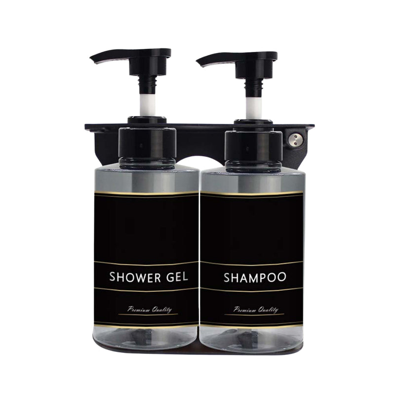 Dolphy Liquid Soap Dispenser 300ml Transparent Black