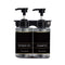 Dolphy Liquid Soap Dispenser 300ml Transparent Black