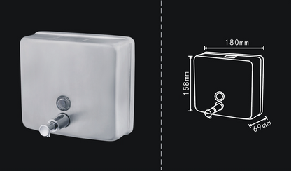 Compact Stainless Steel Soap Dispenser 1200ml