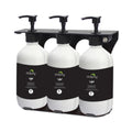 Dolphy Manual Liquid Soap Dispenser 500ml White x3 Pack