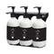 Dolphy Manual Liquid Soap Dispenser 500ml White x3 Pack