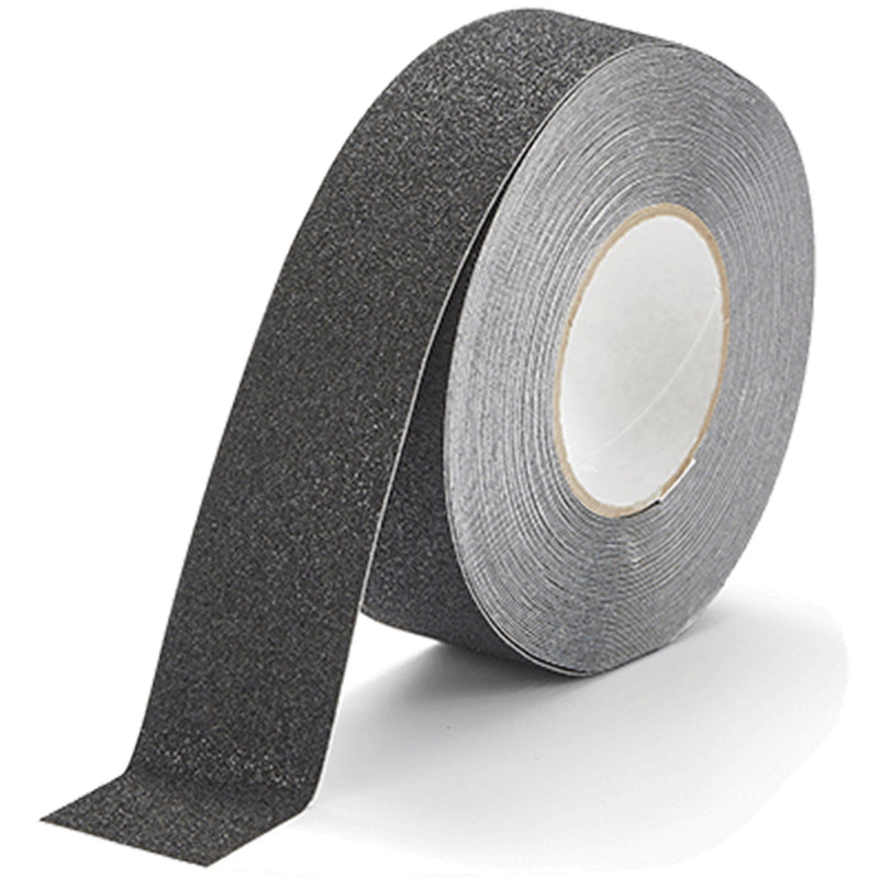 Dolphy Anti Skid Tape Black 25mm x 5m Safety Grip Flooring