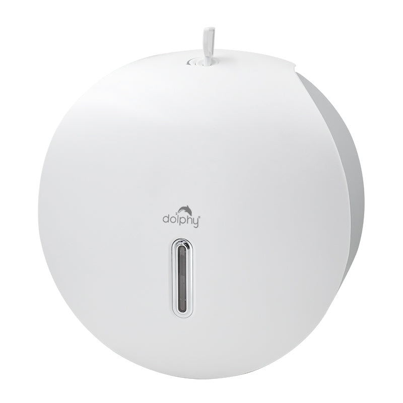 Dolphy PLAZA Jumbo Toilet Roll Dispenser White
