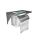 Dolphy Stainless Steel Toilet Roll Holder With Shelf