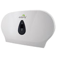 Dolphy Twin Jumbo Toilet Roll Dispenser White