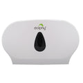 Dolphy Twin Jumbo Toilet Roll Dispenser White