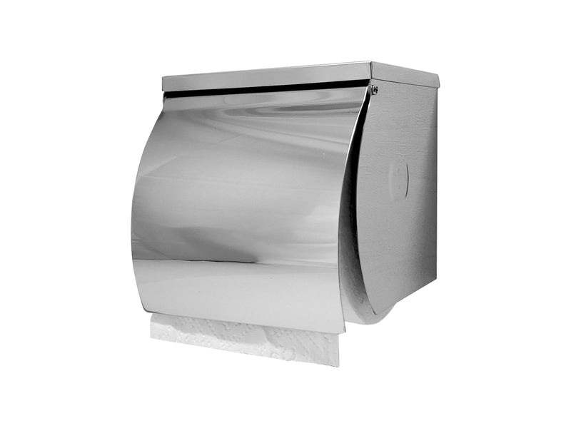 Dolphy Stainless Steel Toilet Roll Holder with Shelf