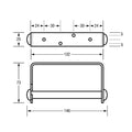 Dolphy Stainless Steel Toilet Roll Holder Wall Mount