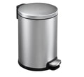 Dolphy Round Stainless Steel Soft Close Pedal Bin 6L