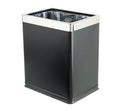 Dolphy 10L Black Stainless Steel Dustbin
