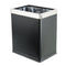 Dolphy 10L Black Stainless Steel Dustbin