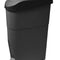 Dolphy Sanitary Bin Paddle 18L Black Grey