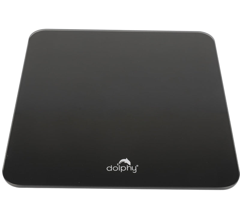 Dolphy Tempered Glass Bathroom Scale Digital Display