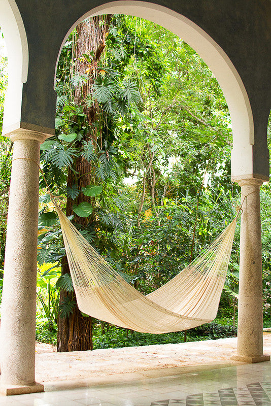 Cotton Mexican Hammock Queen Natural