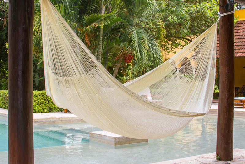 Cotton Mexican Hammock King Natural