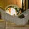 Ivory Hand Woven Rope Mexican Hammock Cascade