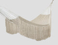 Ivory Hand Woven Rope Mexican Hammock Cascade