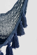Hammock Chair Extra Large Mexican Cotton Blue Outdoor