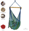 Mayan Legacy Outdoor Cotton Hammock Chair Caribe XL