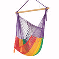 Mayan Legacy Cotton Hammock Chair Rainbow Extra Large Outdoor