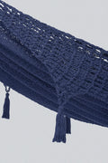 Mayan Legacy Hammock King Size Cotton Blue Hand Crocheted