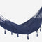 Mayan Legacy Hammock Queen Cotton Hand Crocheted Tassels Blue