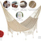 Mayan Legacy Hammock Queen Cotton Marble Hand Crocheted Tassels