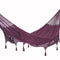 Mayan Legacy Hammock Queen Maroon Cotton Hand Crocheted Tassel